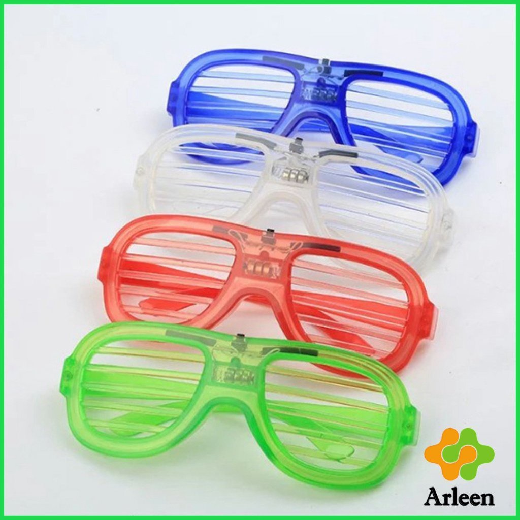 arleen-แว่นตาเรืองแสง-มีหลอดไฟ-led-แว่นตาเรืองแสง-คริสต์มาส-luminous-glasses