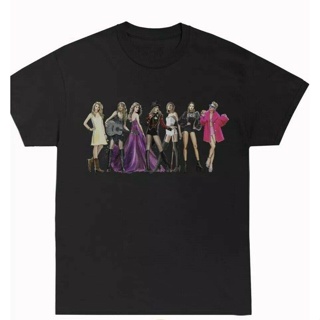 เสื้อยืด Taylor Swift เสื้อเชิ้ต eras สีดำ Size S-3XLsize: S-5XL