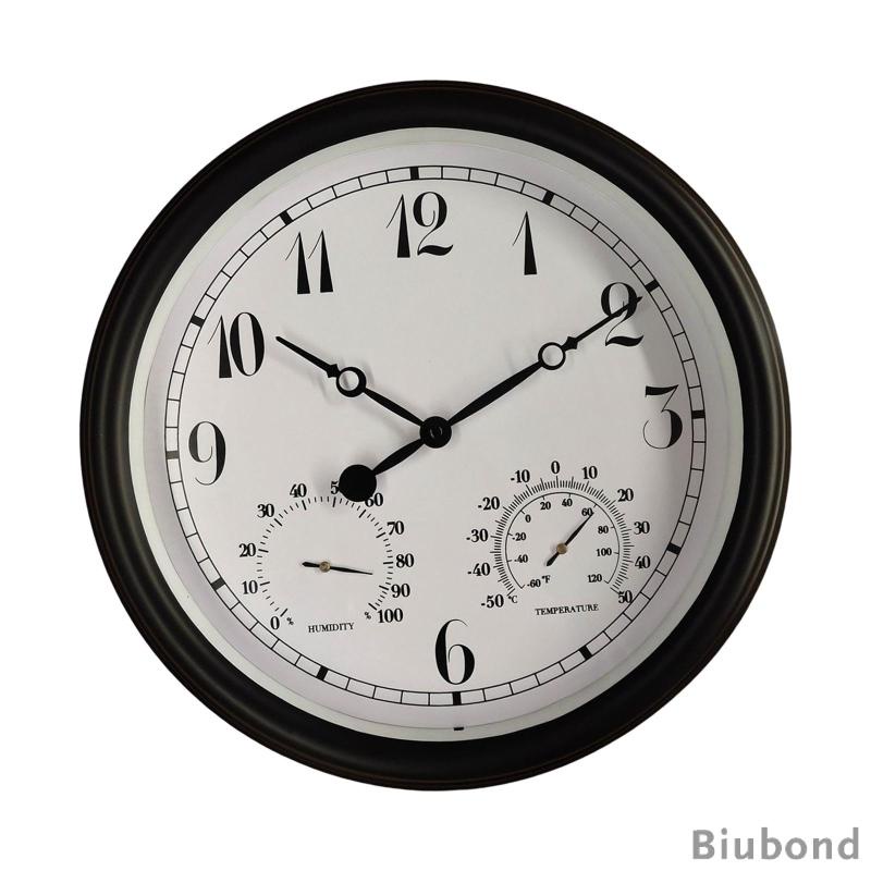 biubond-นาฬิกาแขวน-เทอร์โมมิเตอร์-ไฮโกรมิเตอร์-กันน้ํา-สําหรับครัว-สวน-ในร่ม-กลางแจ้ง