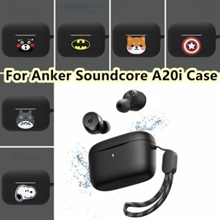 【พร้อมส่ง】เคสหูฟัง แบบนิ่ม ลายการ์ตูน สีพื้น สําหรับ Anker Soundcore A20i Anker Soundcore A20i