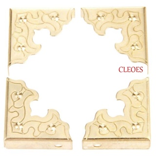 Cleoes กล่องไม้กันมุมสําหรับเฟอร์นิเจอร์เฟอร์นิเจอร์งานหัตถกรรม 25 มม. หลากสี 10 ชิ้น