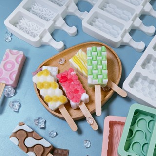 ถาดแม่พิมพ์ซิลิโคน โฮมเมด สําหรับทําไอศกรีม ช็อคโกแลต ไอศกรีม DIY