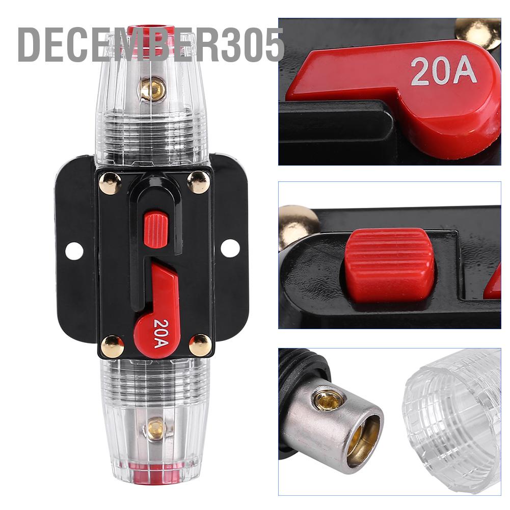 december305-dc12v-24v-auto-car-circuit-breaker-รีเซ็ต-inline-fuse-inverter-การป้องกันระบบเสียง-วิดีโอ