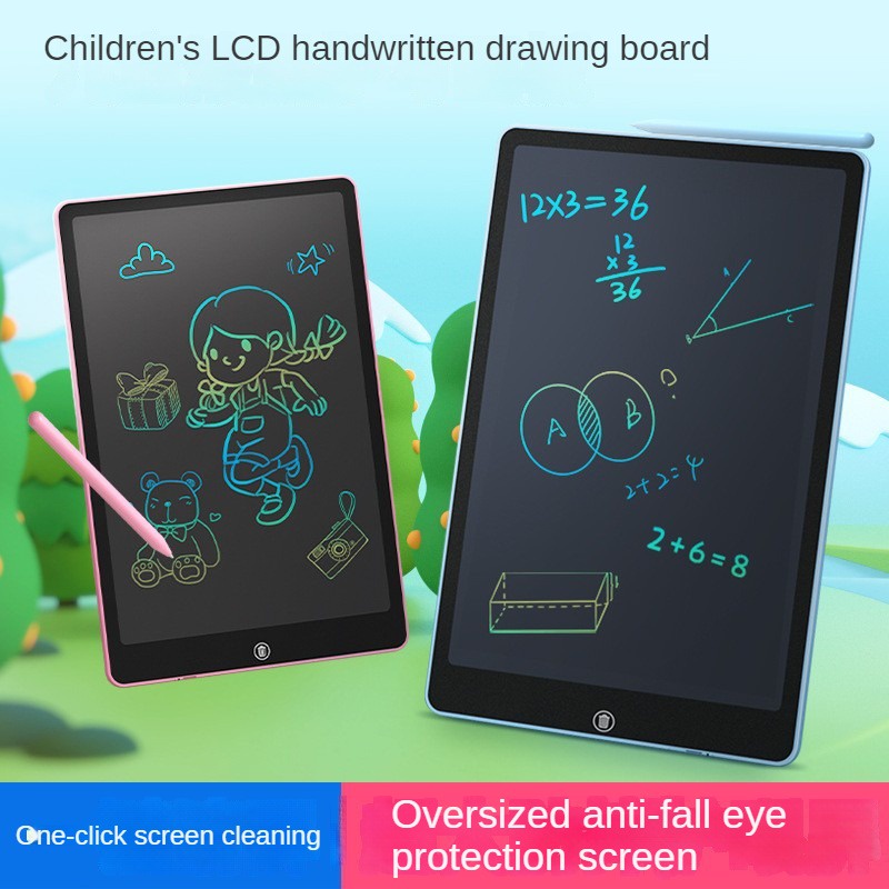 กระดานวาดภาพเด็ก-16-นิ้ว-lcd-กระดานเขียนด้วยลายมืออิเล็กทรอนิกส์กระดานเขียนภาพวาดป้องกันดวงตากระดานดําขนาดเล็กกราฟฟิตี-lcd-กระดานเขียนมือ