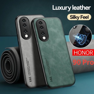 เคสโทรศัพท์มือถือหนัง กันกระแทก หรูหรา สําหรับ Honor 90 Pro 5G 2023 Honor90Pro
