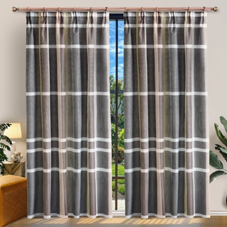 ผ้าม่านโปร่ง แบบบาง เป็นแบบสอด Curtain ( 120*160 // 120*220ซม. ) ผ้าม่านประตู ผ้าม่านหน้าต่าง