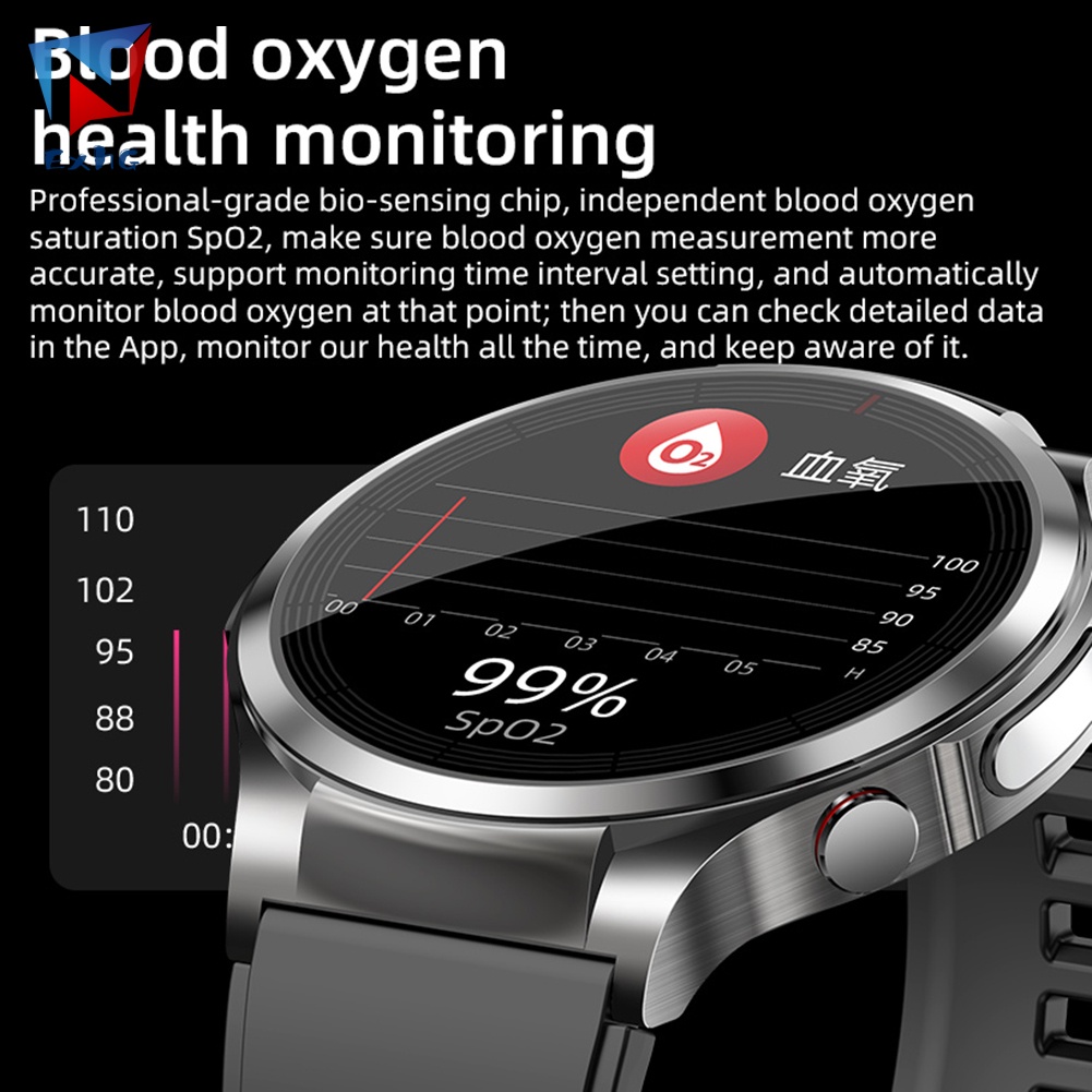 นาฬิกาข้อมืออัจฉริยะ-วัดออกซิเจนในเลือด-ป้องกันการกระแทก-ขนาด-1-32-นิ้ว-สําหรับเล่นกีฬากลางแจ้ง
