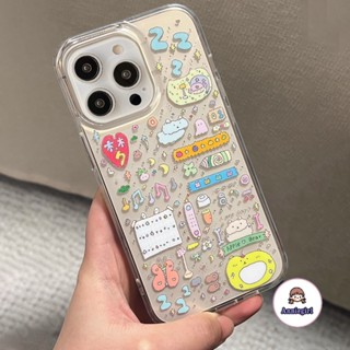 เคสโทรศัพท์มือถือ แบบนิ่ม ป้องกันสิ่งสกปรก ลายตัวโน้ตดนตรีน่ารัก สําหรับ IPhone 11 14 Pro Max 12pro 13Promax XS XR 7 8 Plus