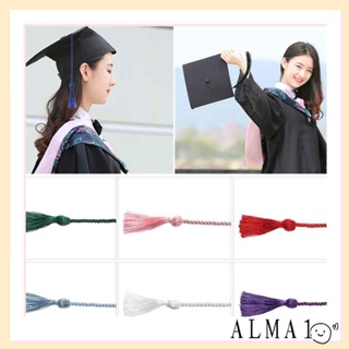 ALMA 1pcs Gift Tassels Cord Drawstring Rope Bachelor Gown Graduation Honor Cords Celebration Photo Props Polyester DIY Party Supplies Decoration Craft Braided Yarn Honor Cord/Multicolor