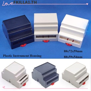 Faccfki กล่องโปรเจคเตอร์อิเล็กทรอนิกส์ พลาสติก ABS PLC DIY สําหรับเคสควบคุม