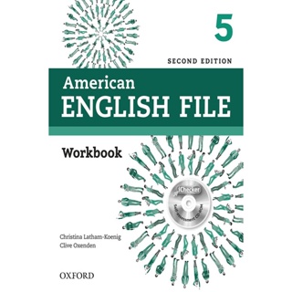 Bundanjai (หนังสือเรียนภาษาอังกฤษ Oxford) American English File 2nd ED 5 : Workbook +iChecker (P)