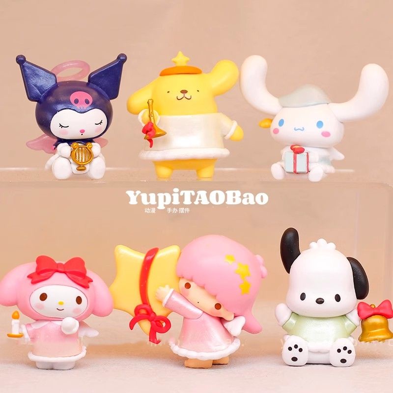 ตุ๊กตาฟิกเกอร์-melody-kuromi-pacha-dog-ขนาดเล็ก-เหมาะกับของขวัญ-ของเล่นสําหรับเด็ก