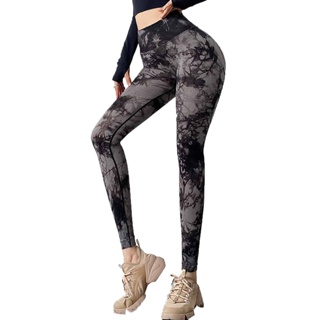 Seamless Leggings Women Mention Hip Sports Pants Tie Dye High Waist Yoga Pants