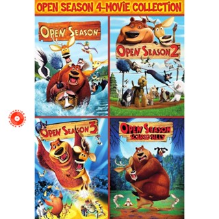 DVD OPEN SEASON คู่ซ่าส์ป่าระเบิด ภาค 1-4 DVD Master เสียงไทย (เสียง ไทย/อังกฤษ ซับ ไทย/อังกฤษ ( ไม่มีซับ )) DVD