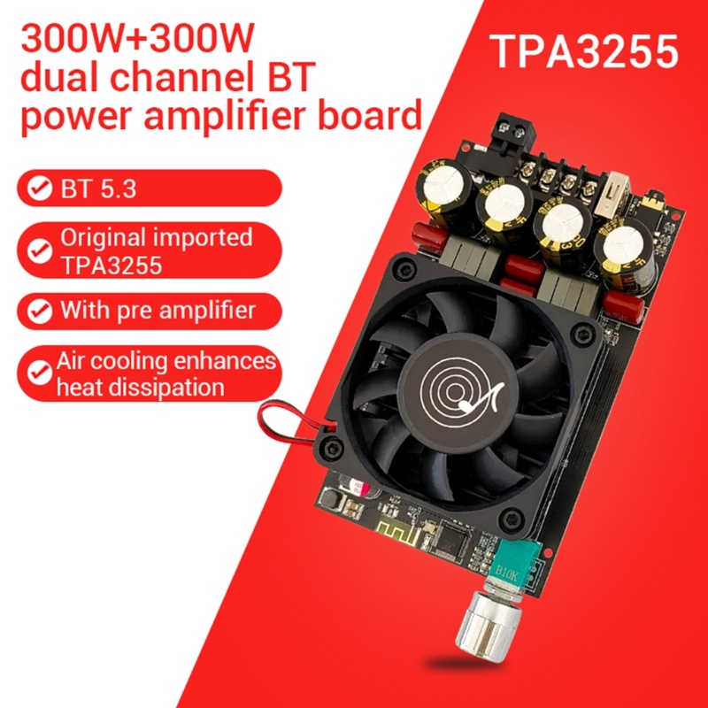 บอร์ดขยายเสียงดิจิทัล-tpa3255-300w-300w-bt5-dc18-50v