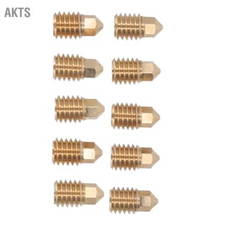  AKTS 5 ชิ้นเครื่องพิมพ์ 3D หัวฉีดทองเหลืองการเชื่อมต่อแน่นทนความร้อน 500 ℃ CHT หัวฉีดทองเหลืองสำหรับ