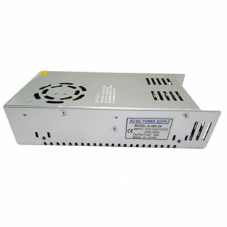 ร้านใน กทม Switching Power Supply สวิตชิ่งเพาเวอร์ซัพพลาย 24V 20A 480W(Silver) สวิตชิ่ง 24V 20A 480w ส่งทุกวัน