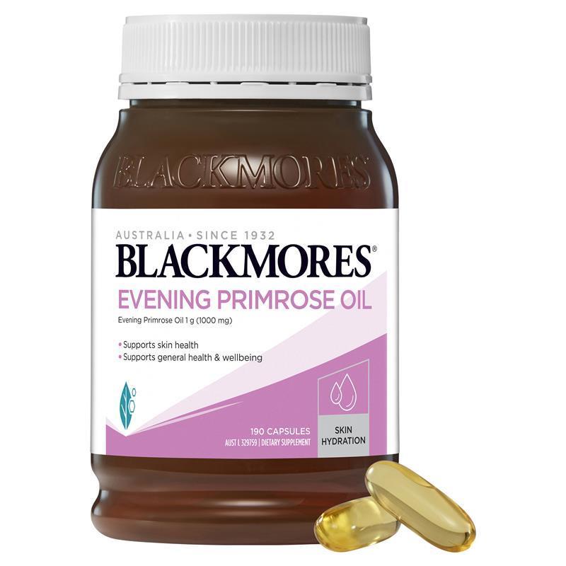 Blackmores Evening Primrose Oil แบล็คมอร์ส น้ำมัน อีฟนิ่ง พริมโรส 125/