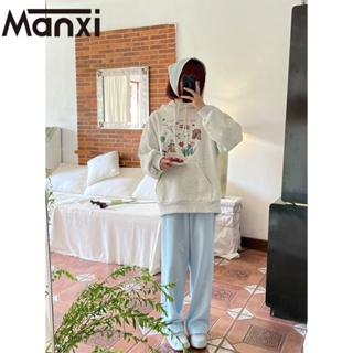 Manxi สเวตเตอร์ เสื้อกันหนาว ผู้หญิง สะดวกสบาย และทันสมัย A28J0XH