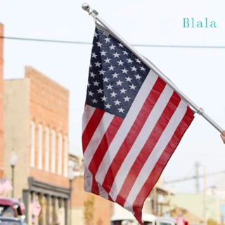 Blala แหวนเสาธง อลูมิเนียมอัลลอย 2 ชิ้น พร้อมตะขอคาราบิเนอร์ หมุนได้ 360 องศา ป้องกันการพันธง