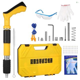 [Ready Stock]Nail Wall Fastening Tool High-pressure Nail  Manual Steel Nail  Strength Adjustable with 20 Nails for Home DIY Woodworking Cement Wall