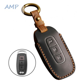 ⚡NEW 8⚡Car Key Cover Remote Replacement Vehicle Accessories Black Cowhid Brand New