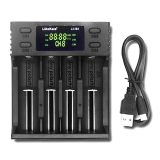 Liitokala 18650 26650 21700 4 Slots LCD Display NiMH li-ion Battery Charger