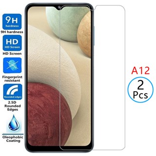 ฟิล์มกระจกนิรภัยกันรอยหน้าจอ สําหรับ samsung a12 galaxy a 12 12a samsun samsumg sansung samsunga12