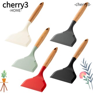 Cherry3 ไม้พายซิลิโคน ไม่ติดผิว สําหรับทําอาหาร พิซซ่า เนื้อสัตว์ ไข่