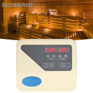 December305 เครื่องควบคุมอุณหภูมิเตาซาวน่า LCD Digital Display External Controller with Probe Wire for Dry Sauna Heater 220V