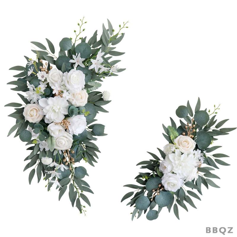 bbqz01-พวงหรีดดอกกุหลาบ-สําหรับติดผนัง-พิธีแต่งงาน