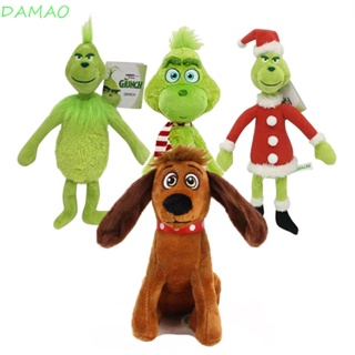 Damao ของเล่นตุ๊กตาการ์ตูน How Grinch Stole แบบนิ่ม ของขวัญคริสต์มาส สําหรับเด็ก
