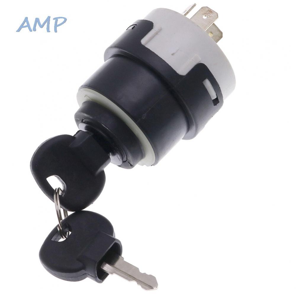 new-8-ignition-switch-accessories-plastic-replacement-white-amp-black-with-2-keys