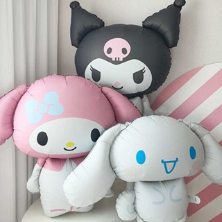 ลูกโป่งฟอยล์ ลาย Sanrio Kuromi My Melody Cinnamoroll สําหรับตกแต่งปาร์ตี้วันเกิดเด็ก