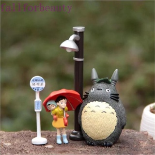 Fallforbeauty โมเดลตุ๊กตาจิ๋วตุ๊กตา My Neighbor Totoro 5 ชิ้น