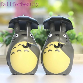 Fallforbeauty โมเดลตุ๊กตาการ์ตูน Totoro ขนาดเล็กของเล่นสําหรับเด็ก