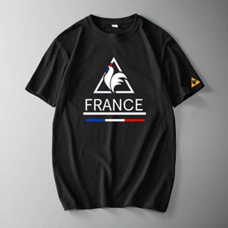 【hot tshirts】เสื้อยืดแขนสั้นลําลอง ผ้าฝ้าย พิมพ์ลาย สไตล์ฝรั่งเศส แฟชั่นฤดูร้อน สําหรับผู้ชาย2022