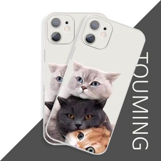 pet cat คู่รัก เคส Samsung S22 Ultra S21 Ultra S21 S22 S21 fe S22 Plus s20 Plus เคส Samsung S23 Ultra เคสโทรศัพท์มือถือ