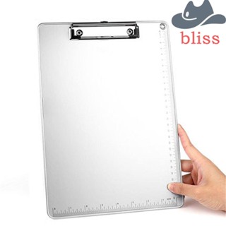 Bliss คลิปบอร์ด อลูมิเนียมอัลลอย ขนาด A5 A4 สําหรับเก็บเอกสาร กระดาษ ตั๋ว เครื่องเขียน สํานักงาน โรงเรียน