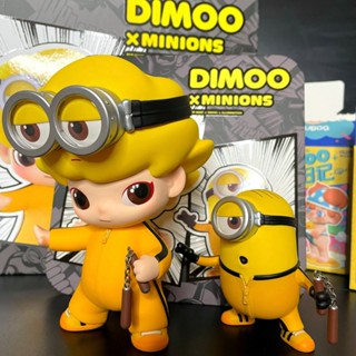 【ของแท้】POPMART Dimoo Ranking Of Kings &amp; E.T. &amp; Dimoo X Minions ตุ๊กตาฟิกเกอร์ ขนาดใหญ่ เครื่องประดับ ของขวัญ