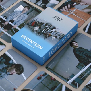 Seventeen 10th อัลบั้มรูป ขนาดเล็ก FML การ์ดโลโม่ โปสการ์ด Kpop 55 ชิ้น/กล่อง