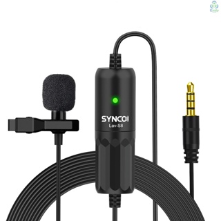 Synco Lav-S8 ไมโครโฟนลดเสียงรบกวนรอบทิศทาง 8 เมตร 26.2 ฟุต สําหรับกล้อง DSLR สมาร์ทโฟน PC Vi [19] [มาใหม่]