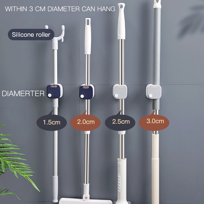 aswei-คลิปตะขอแขวนไม้กวาด-แบบติดผนัง-มีกาวในตัว-อเนกประสงค์-สําหรับห้องครัว-ห้องน้ํา