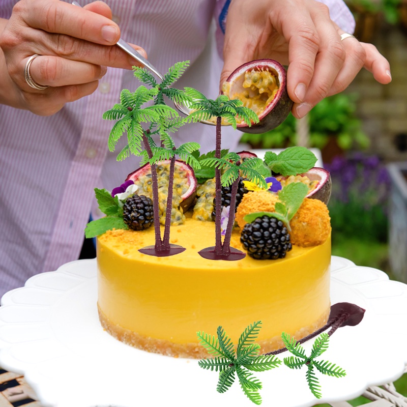 ท็อปเปอร์ต้นมะพร้าว-คัพเค้ก-สไตล์ฮาวาย-สําหรับตกแต่งงานปาร์ตี้วันเกิดเด็ก