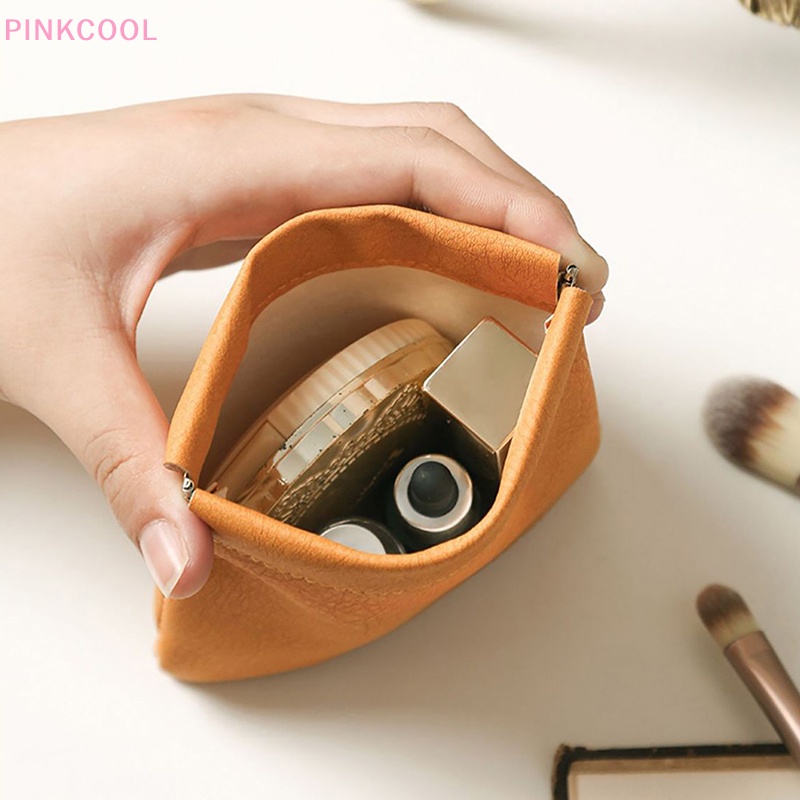 pinkcool-ขายดี-กระเป๋าหนัง-เก็บเหรียญ-กุญแจ-เครื่องประดับ-หูฟัง