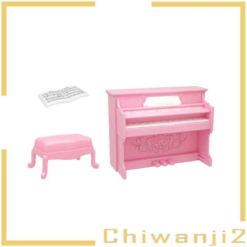 chiwanji2-เปียโนจิ๋ว-พร้อมเก้าอี้-และหนังสือ-สําหรับตกแต่งภูมิทัศน์-diy