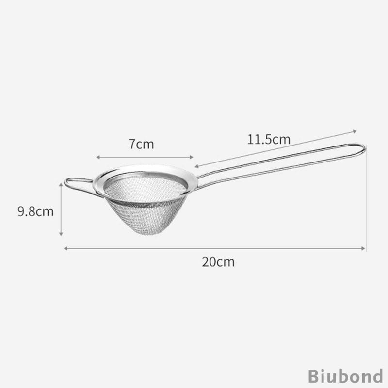 biubond-ตะแกรงโลหะ-ทรงกรวย-ขนาดเล็ก-ด้ามจับยาว-20-ซม-สําหรับกรองชา-กาแฟ-น้ําผลไม้-แป้ง