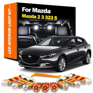 ชุดโคมไฟ LED ติดภายในรถยนต์ สําหรับ Mazda 2 3 323 5 1990-2020