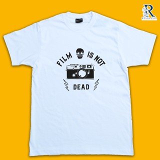  พิมพ์ลาย เสื้อยืดคอกลม แขนสั้น ผ้าฝ้าย พิมพ์ลาย FILM IS NOT DEAD kodak fujifilm superia แฟชั่นสําหรับผู้ชาย