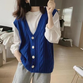 เสื้อแจ็กเก็ตกันหนาว คอวี ทรงหลวม สไตล์เกาหลี แฟชั่นฤดูใบไม้ผลิ ฤดูใบไม้ร่วง สําหรับผู้หญิง 8CVJ